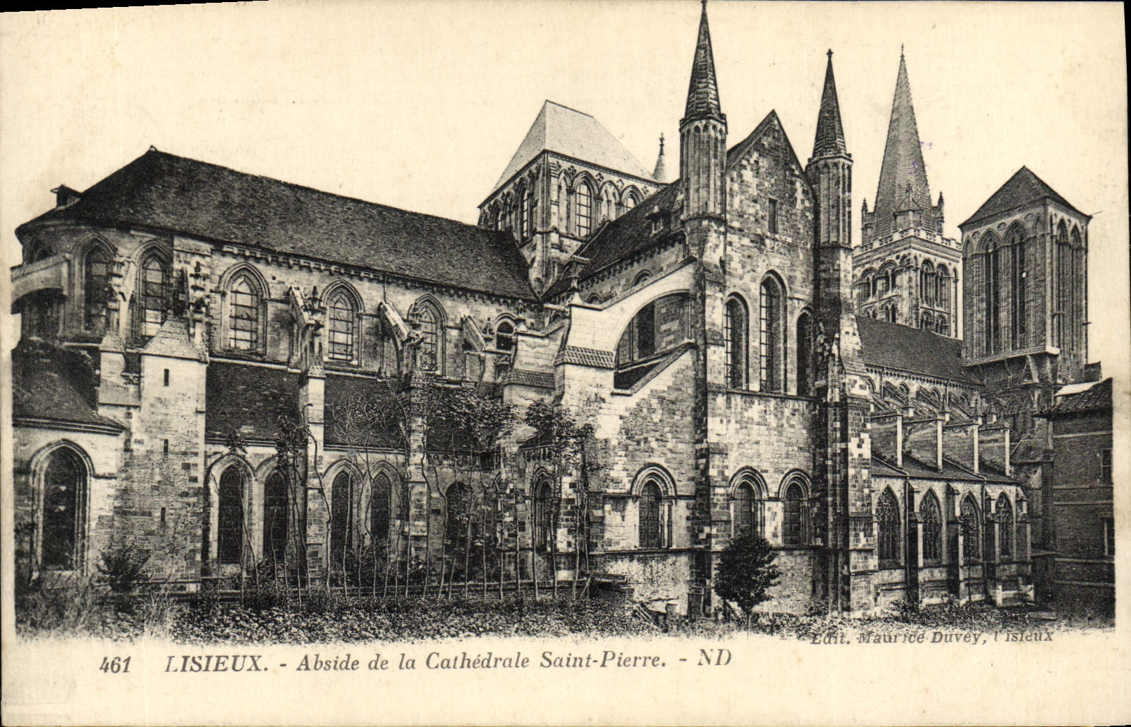 Lisieux — Apse der Kathedrale Saint-Pierre — Verlag Maurice Duvéy, Lisieux