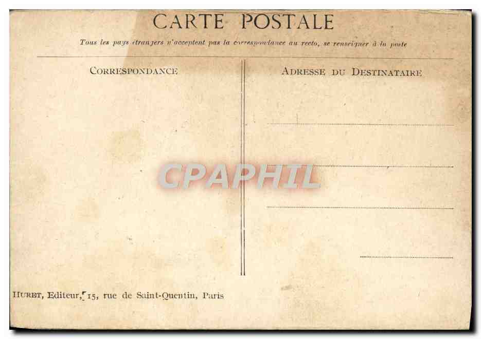 CPA Lihons Ruines de l'Eglise Militaria  — Back