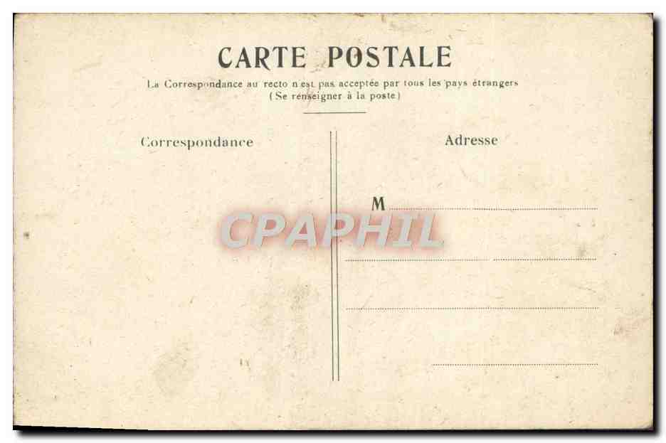 CPA Notre Dame de Paris  — Verso