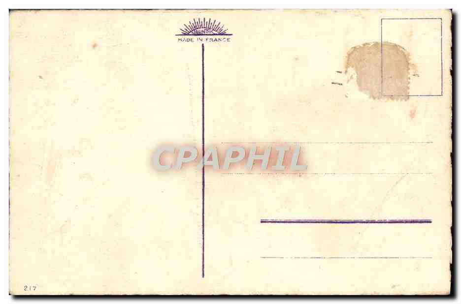 CPA Porte Bonheur Fleurs Muguet — Verso