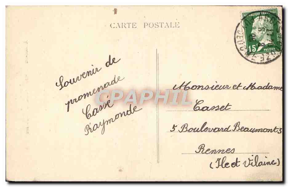 CPA Auvergne Ardes Sur Couze Vallee de Rentieres — Verso