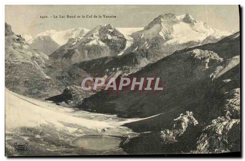 CPA Le Lac Rond et le Col de le Vanoise