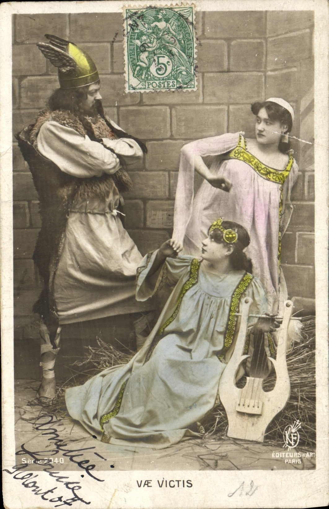 CPA Vae Victis Femmes Gaulois