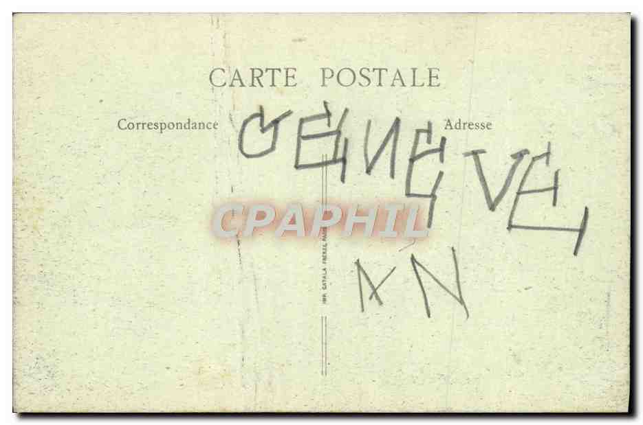 CPA Environs de Lagny Chateau de Guermantes — Rückseite