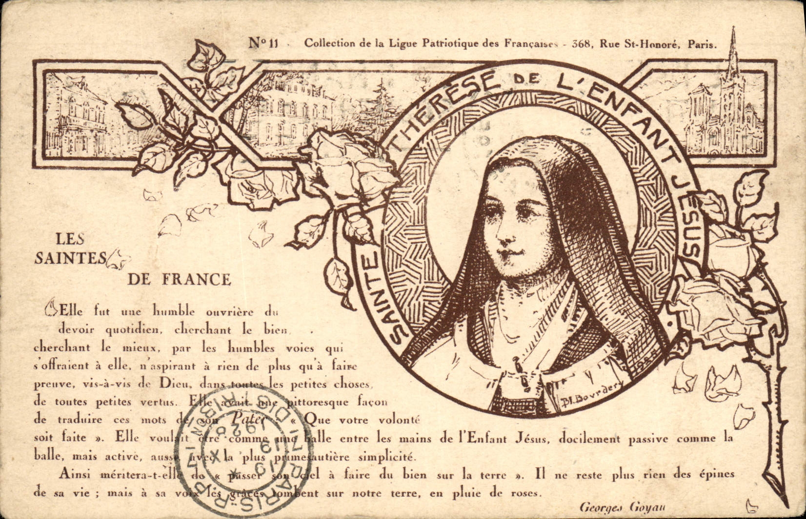 CPA Les Saintes De France Sainte Therese de l'Enfant Jesus 
