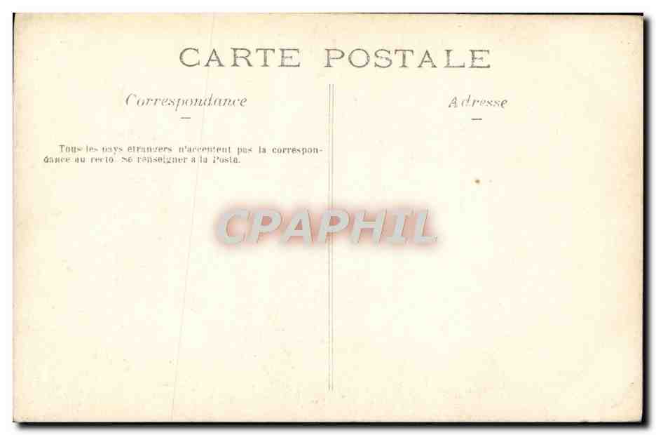 CPA Fantaisie Femme — Rückseite