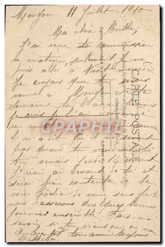 Jeune femme dans un cadre floral — carte postale colorisée — CIRCE, n°4212 — Rückseite