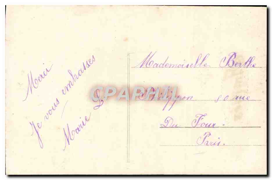 CPA Fantaisie Enfant — Rückseite