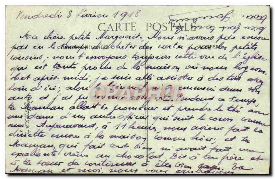 CPA Vitry Le Franvois Eglise Notre Dame — Verso