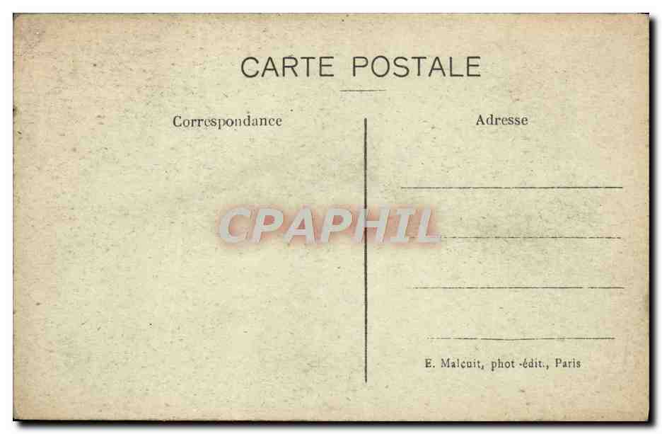 CPA Vincennes La Donjon Et Les Fosses Du Chateau — Rückseite