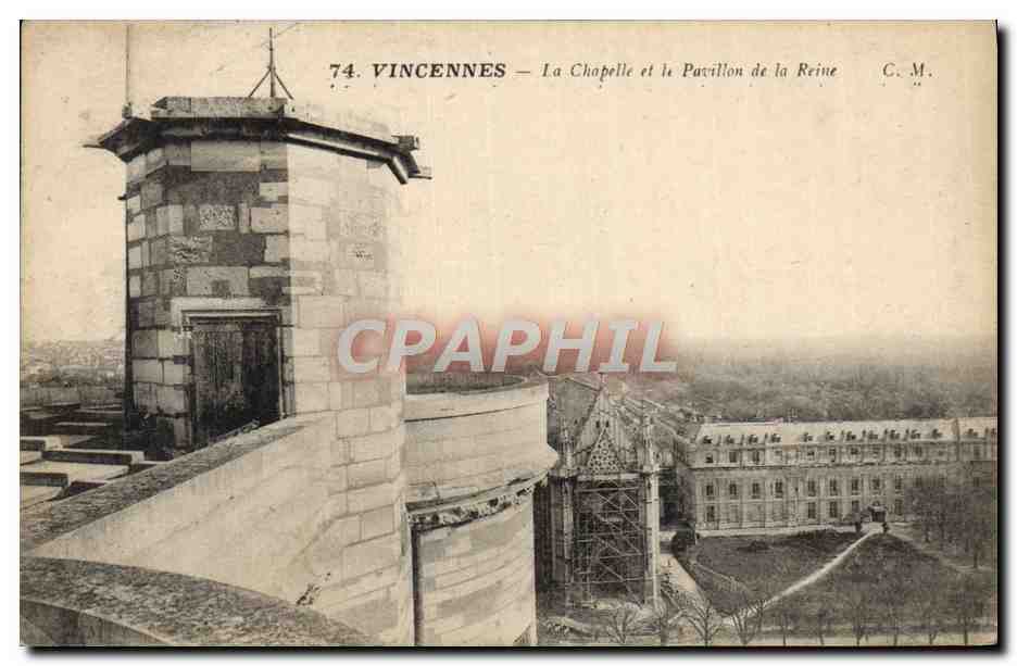 Vincennes — La Chapelle et le Pavillon de la Reine — C. M.