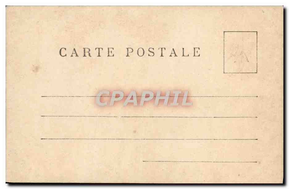 CPA Fantaisie Femme — Rückseite