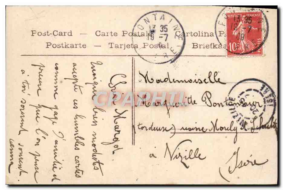 Giovane donna in abito elegante — Souvenir — ROCY — Verso