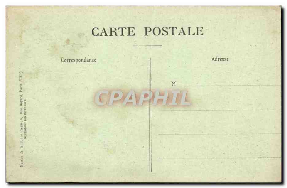 CPA Lourdes Souvenirs et Sites La Vierge courennee et le Fort — Verso