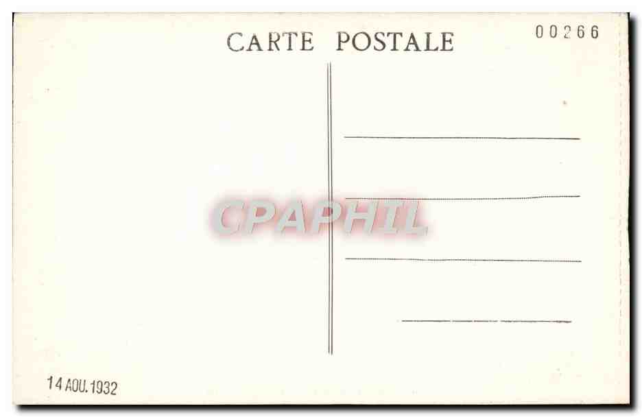 CPA Le Chapitre de Port Royal des Champs  — Rückseite