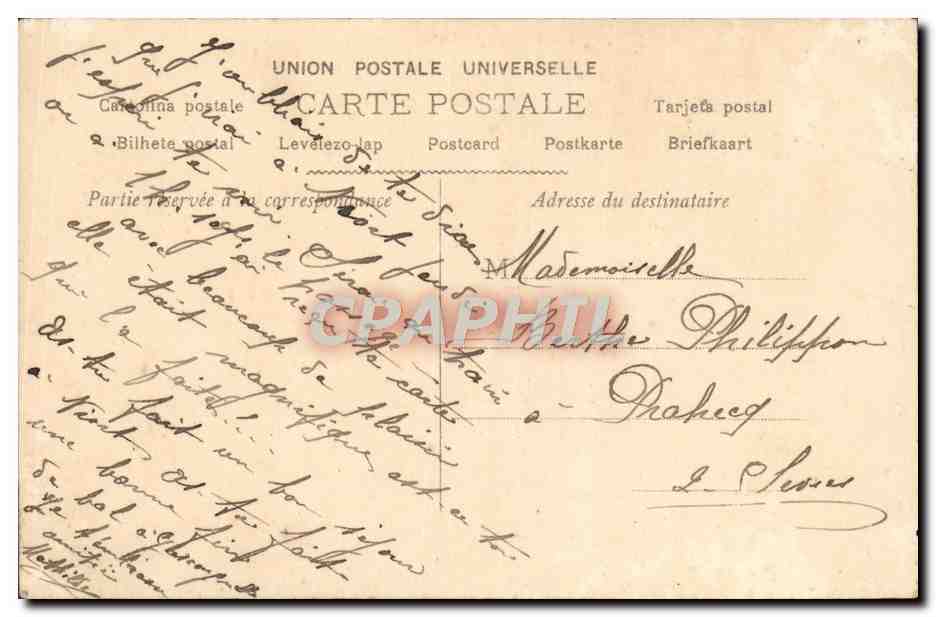 CPA Fantaisie Enfant — Rückseite