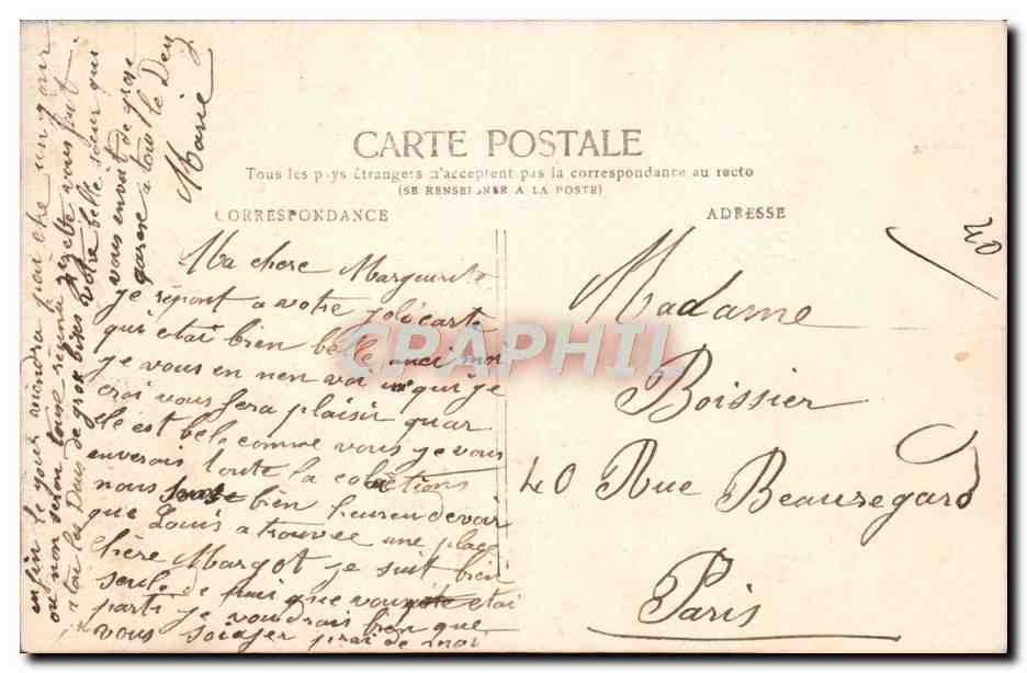 Jeune femme avec des marguerites — Stebbing Phot. — F.K. Paris — Reverso