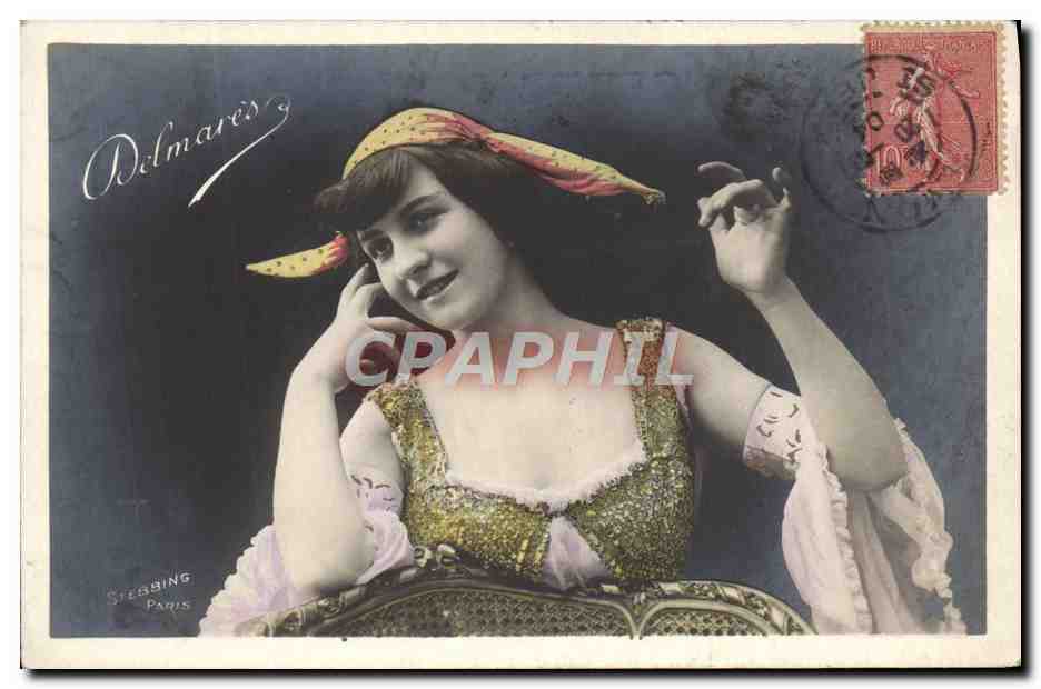 CPA Fantaisie Femme Delmares