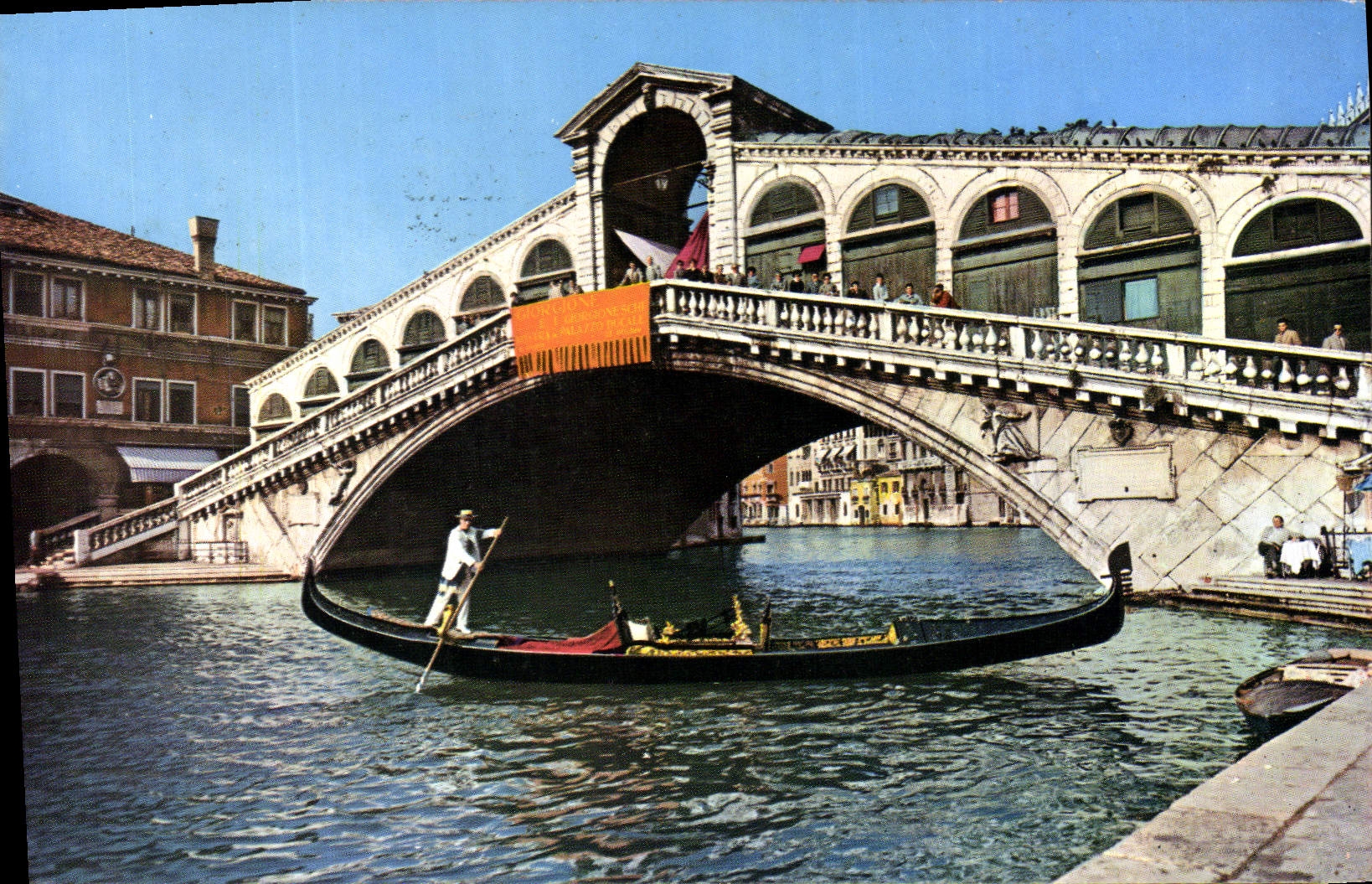 CPM Venezia Ponte di Rialto e gondola 
