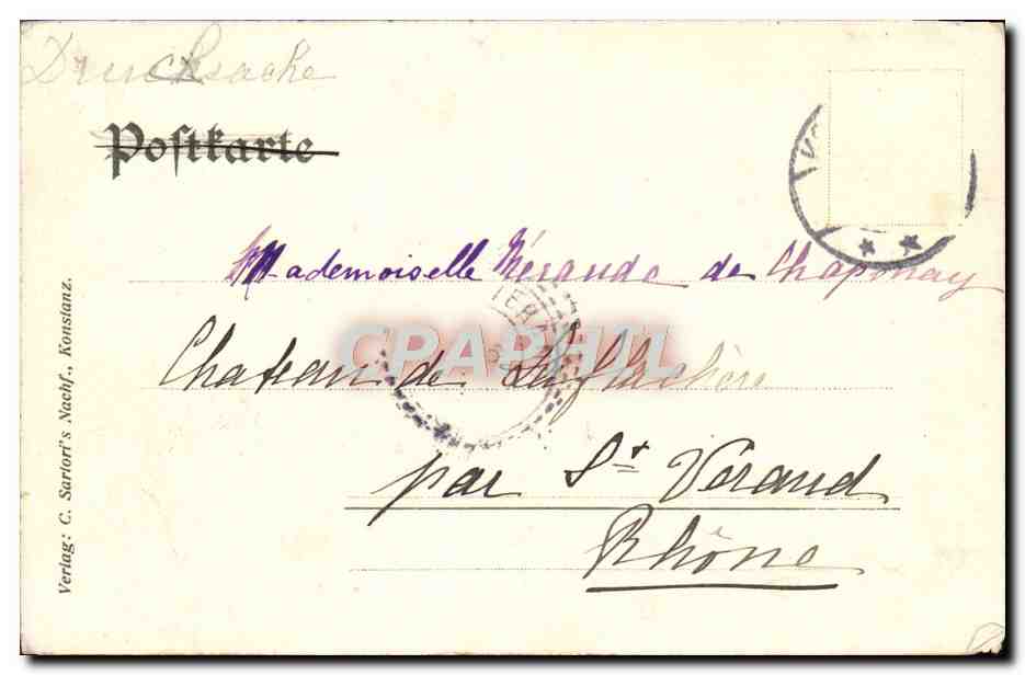 CPA Konstanz — Rückseite