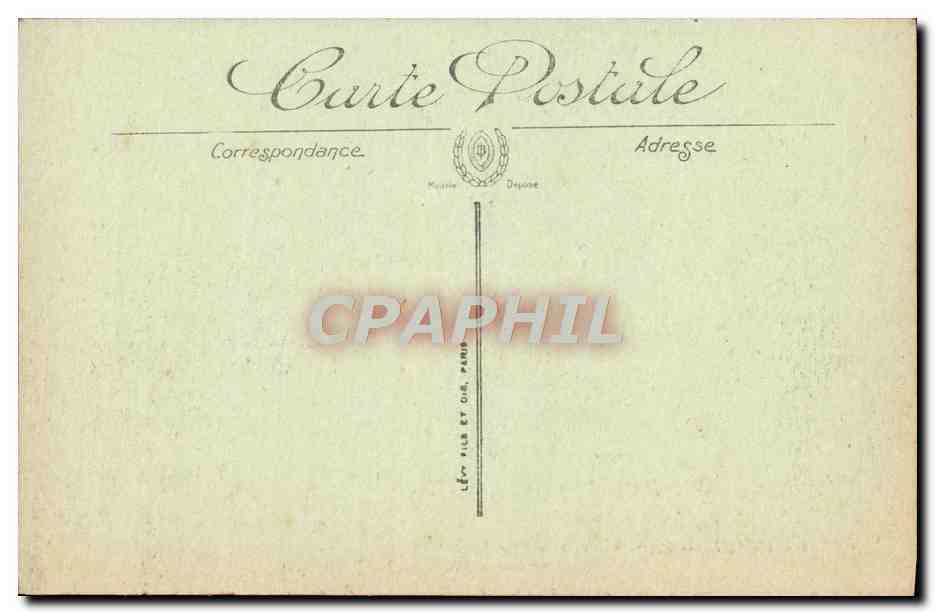 CPA Bordeaux Panroma vu De la Tour Saint Michel — Verso