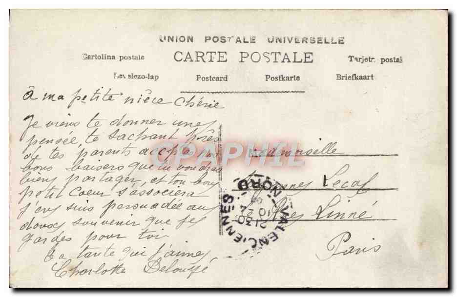 Femme dans un œuf décoré de fleurs — Heureuses Pâques — LOTUS 560 — Reverso