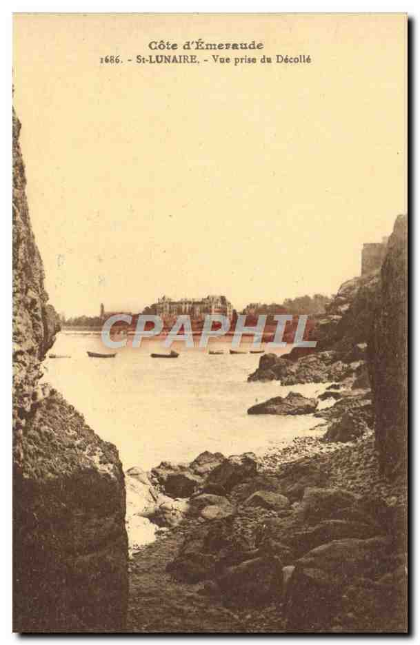 CPA St Lunaire Vue Prise du Decolle