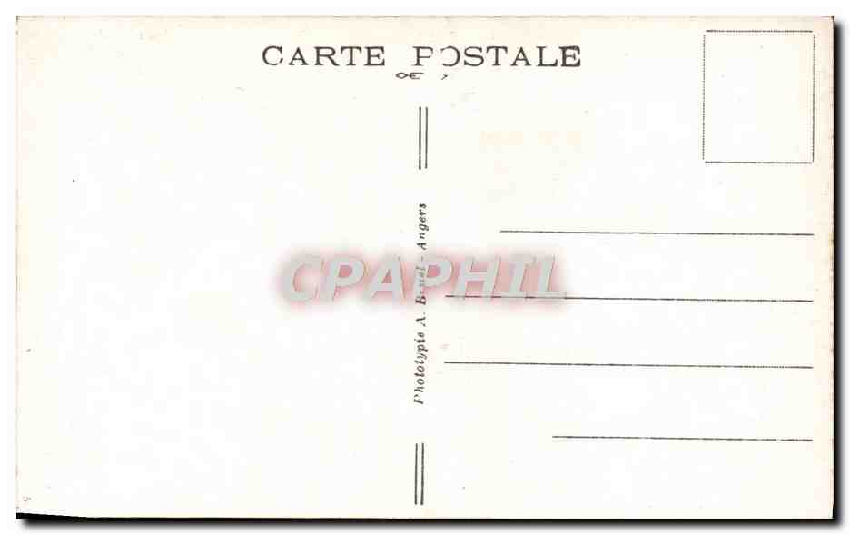 CPA Le Pouliguen Le Pont du Diable Passage tres Dangereux — Rückseite
