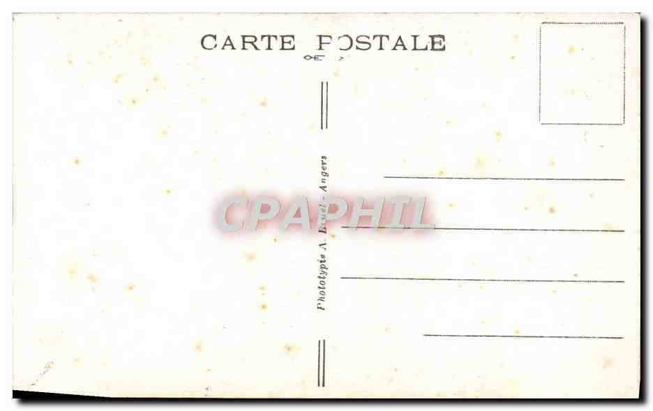 CPA Le Pouliguen Le Pont du Diable Passage tres Dangereux — Rückseite