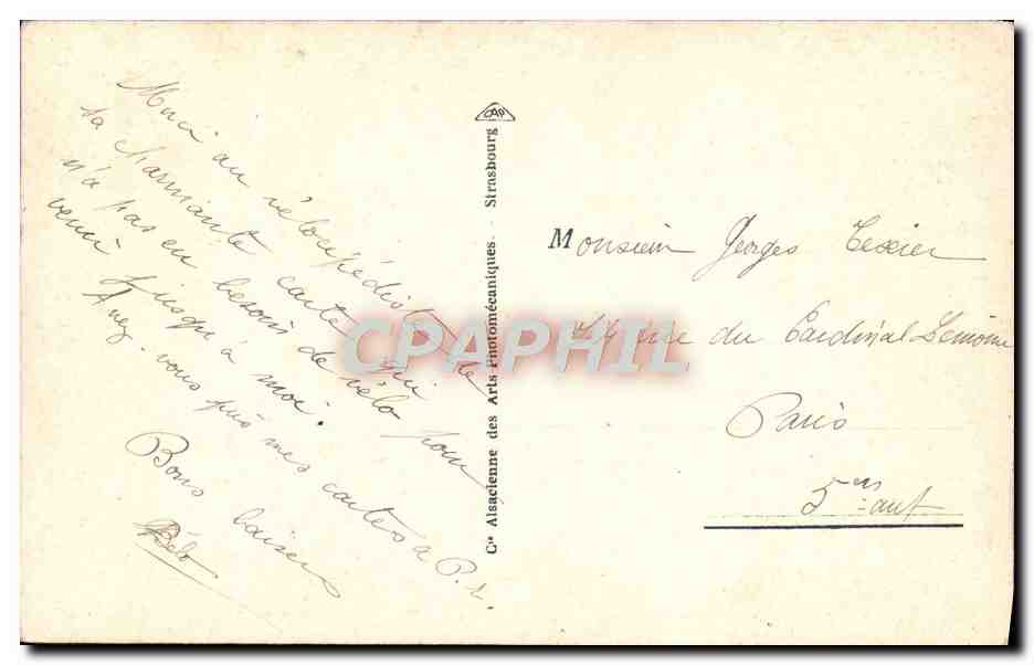 CPA Malo Les Bains La digue — Rückseite