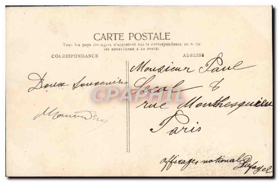 CPA Heureux Anniversaire Enfant — Rückseite