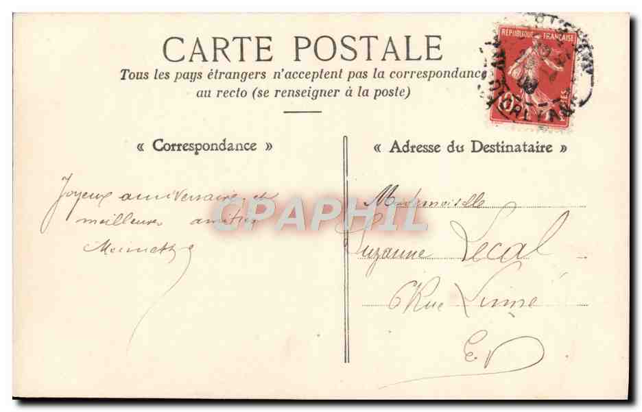 CPA C'est un Symbole de richesse Enfant — Rückseite