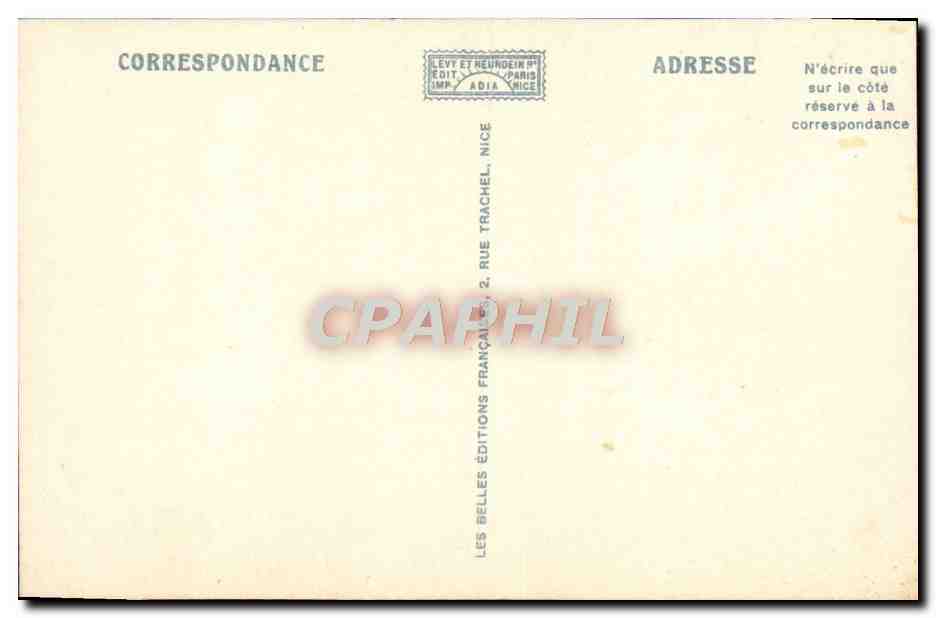 Monaco — Le Palais du Prince et la Tête de Chien — Adtra, n°33 — Rückseite