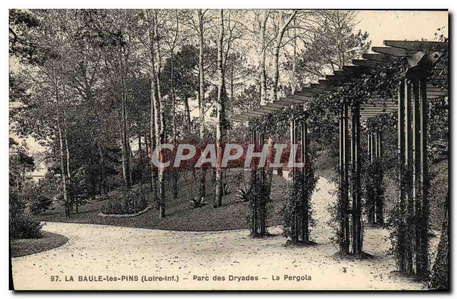 CPA La Baule les Pins Parc des dryades La pergola
