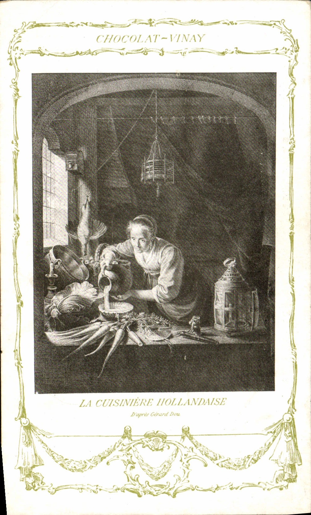 CPA Fantaisie Publicite Chocolat Vinay La cuisiniere hollandaise 
