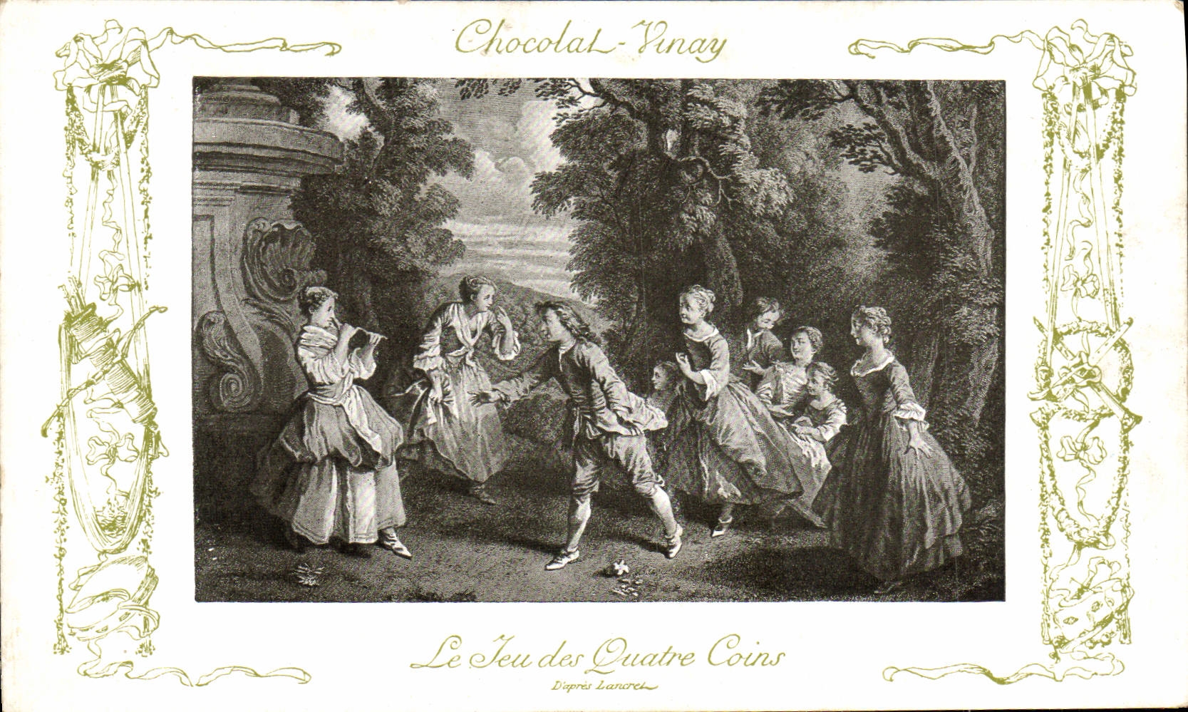 Le Jeu des Quatre Coins — Chocolat-Vinay, Série VII, N° 2