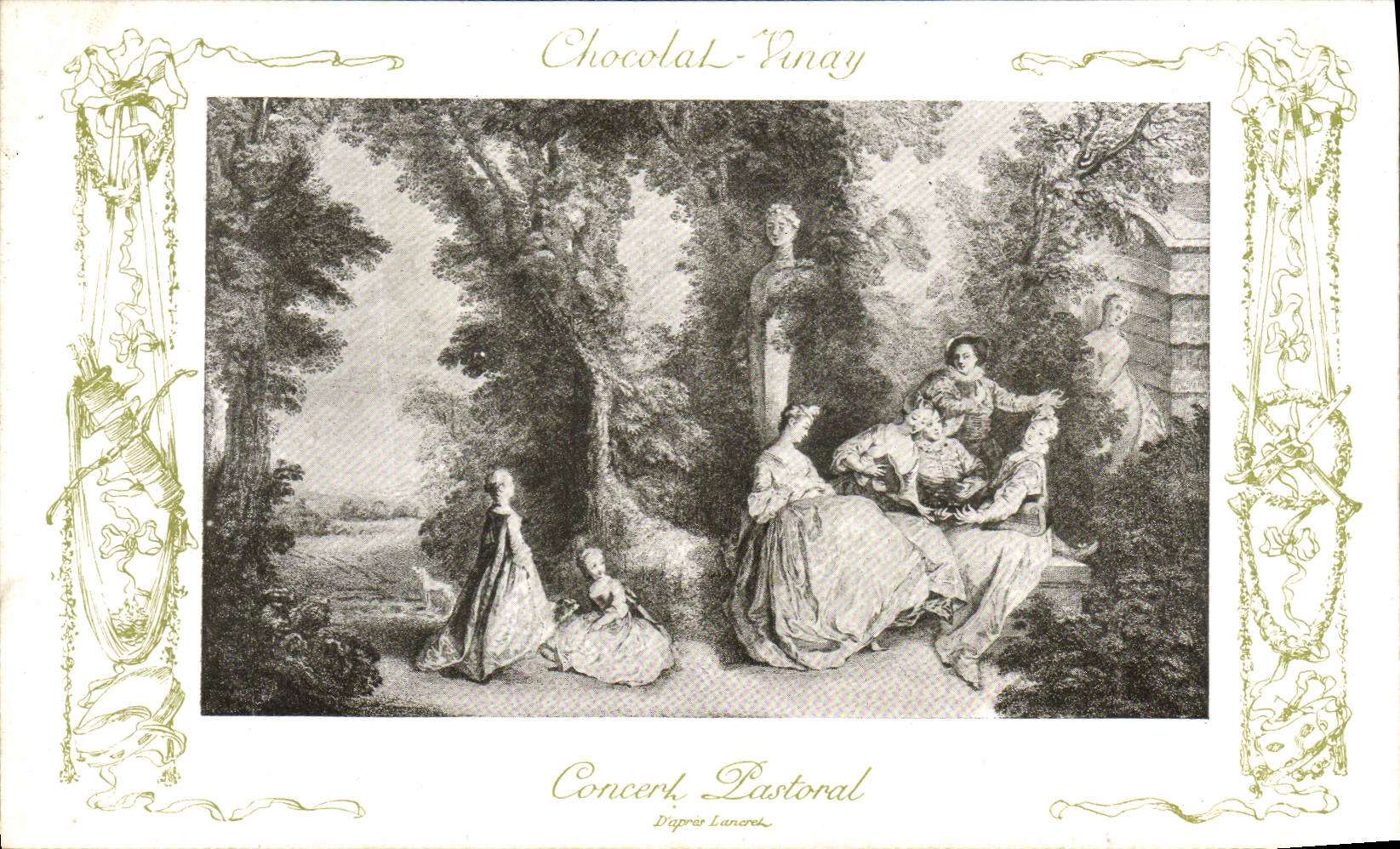 Concert Pastoral — D'après Lanard — Chocolat-Vinay, Série VII, N° 5