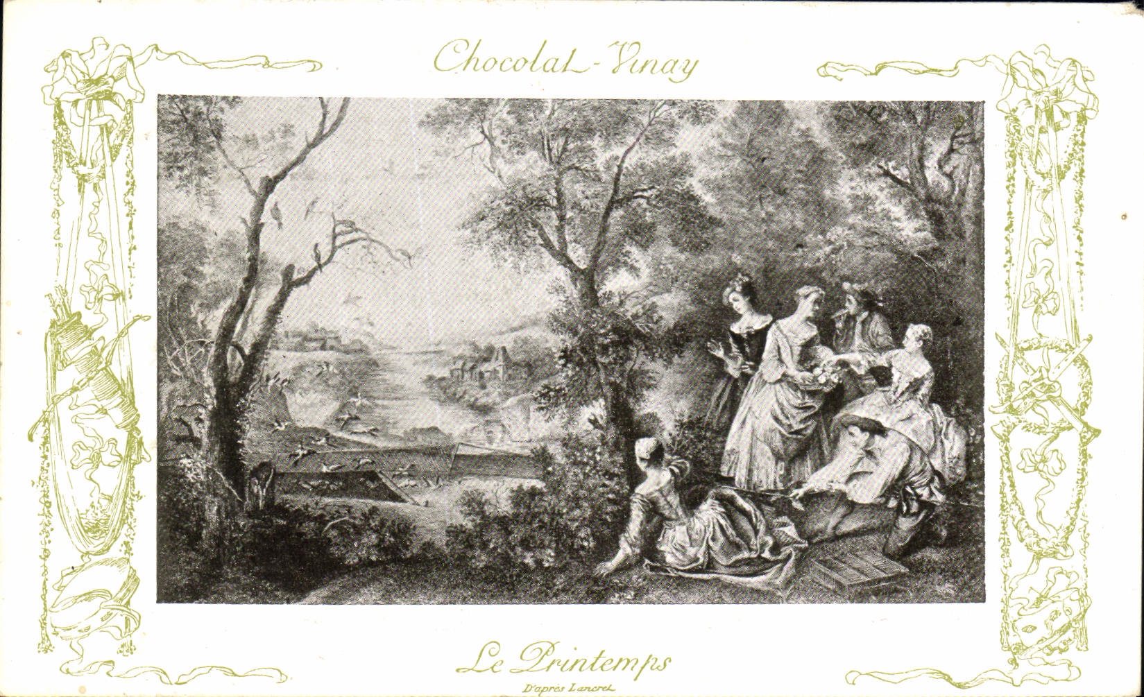 Spring — After Lanerd — Chocolat-Vinay, Series VII, N° 6