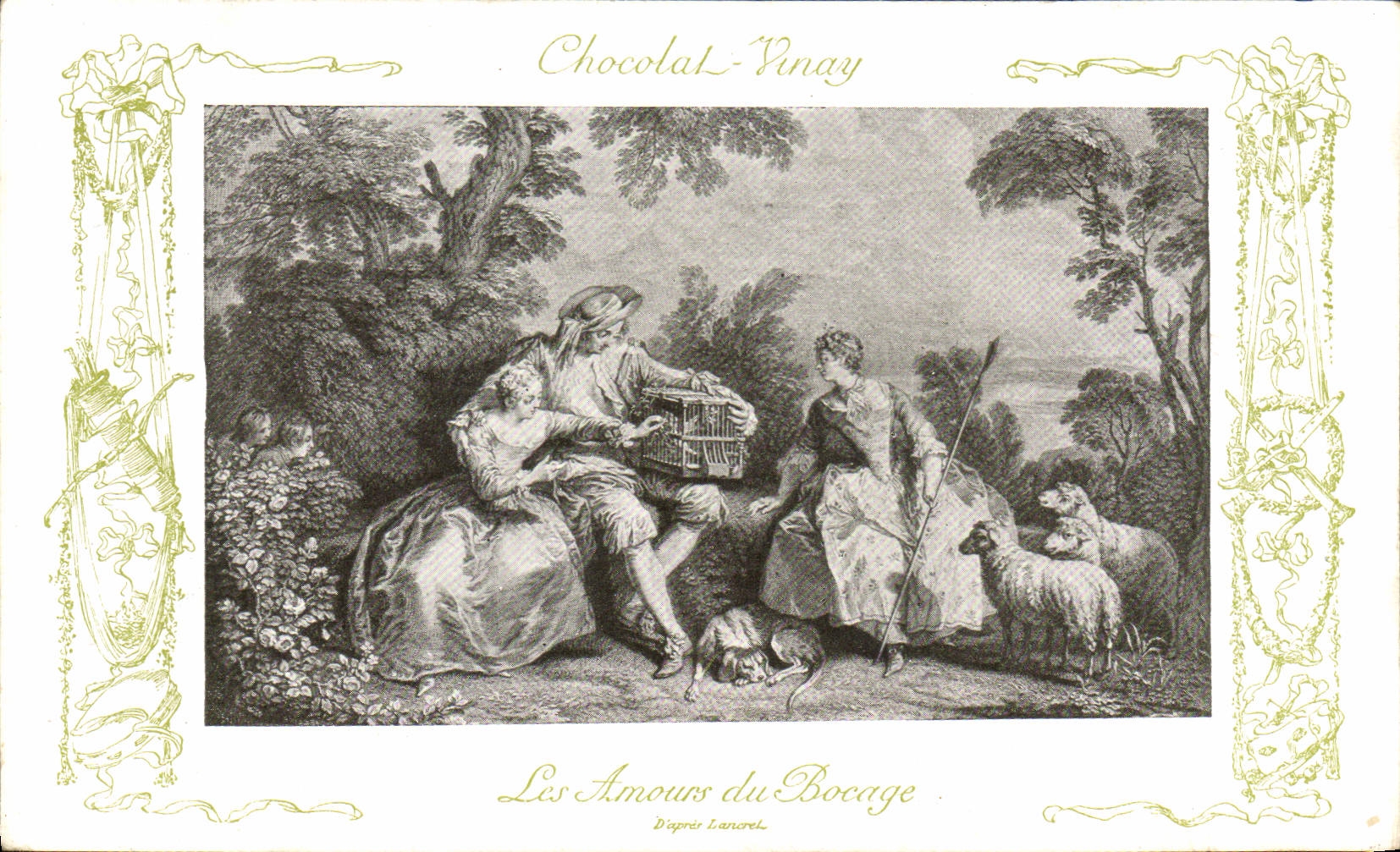 Die Liebe des Bocage — Nach Lanorel — Chocolat-Vinay, Serie VII, N° 4