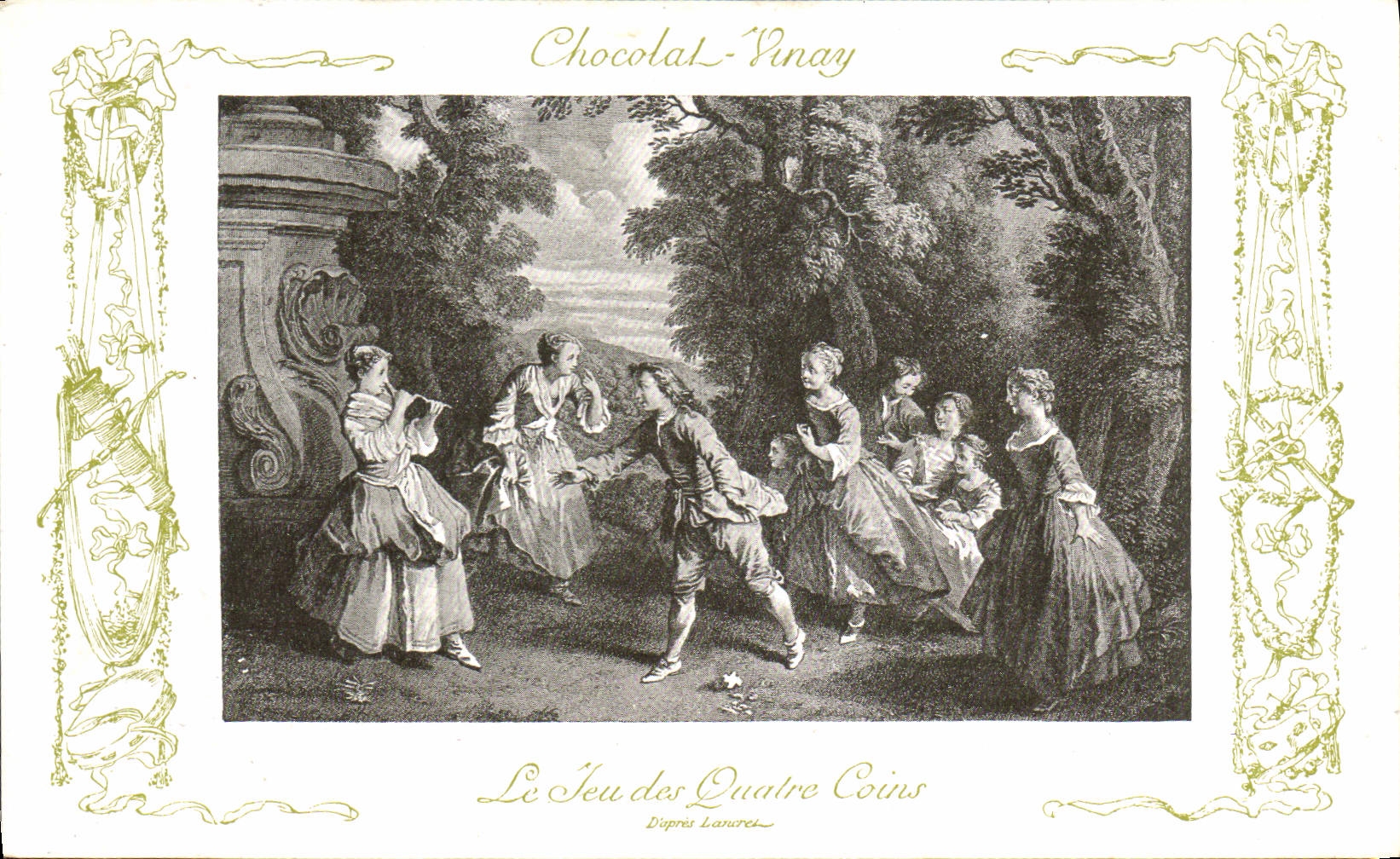 Le Jeu des Quatre Coins — Chocolat-Vinay, Série VII, N° 2