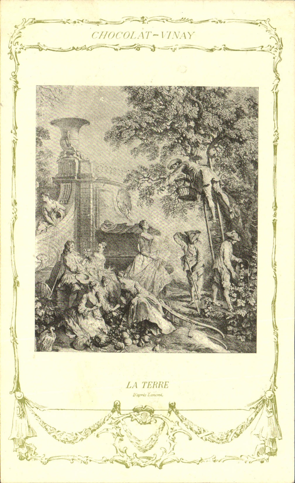 La Terre — D'après Lancere — Chocolat-Vinay, Série VIII, N° 19