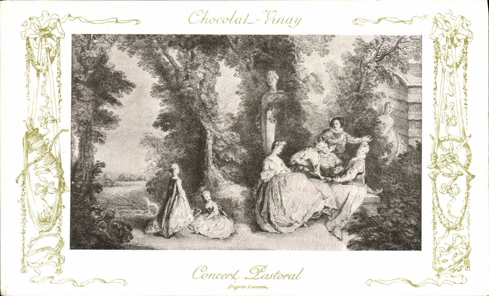 Pastoral Concert — Diopris Lanard — Chocolat-Vinay, Series VII, No. 5