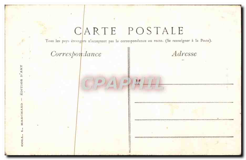 CPA Fantaisie A la campagne ! passge du gue Vaches  — Rückseite