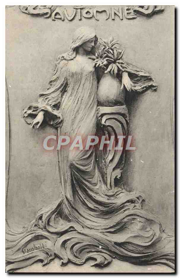 Automne — sculpture de l'artiste Fambais — C.S. & C°, Paris