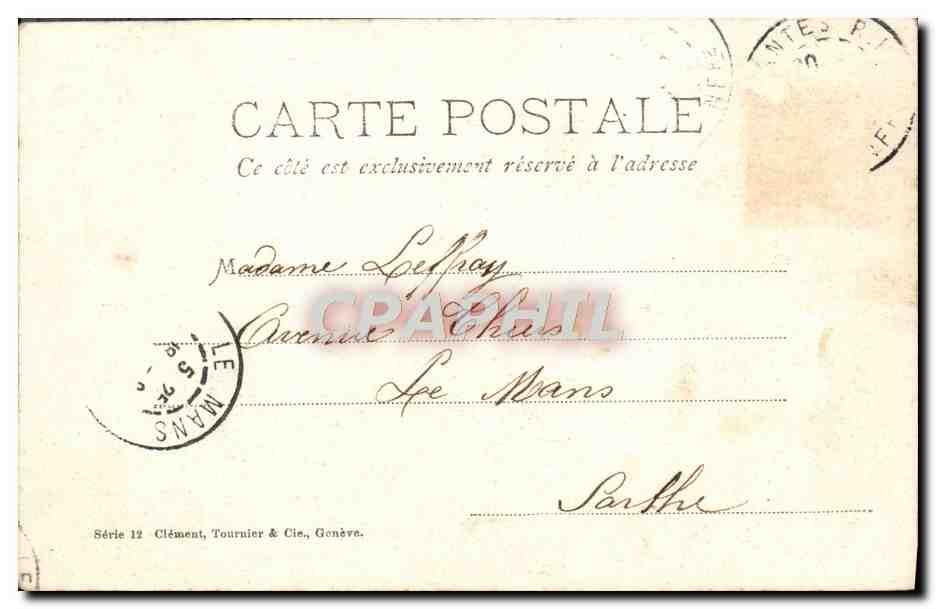CPA Fantaisie Enfant — Rückseite