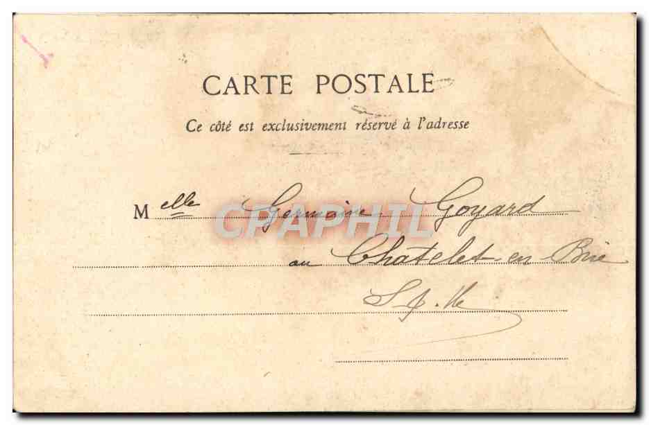 CPA Fantaisie Femme Jeu de dames  — Rückseite