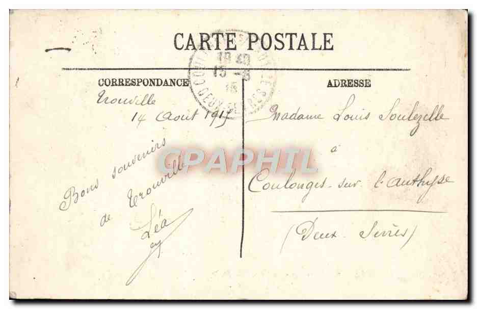 CPA Fantaisie Bain de soleil Baigneuse allongee sur la plage Maillot de bain  — Rückseite