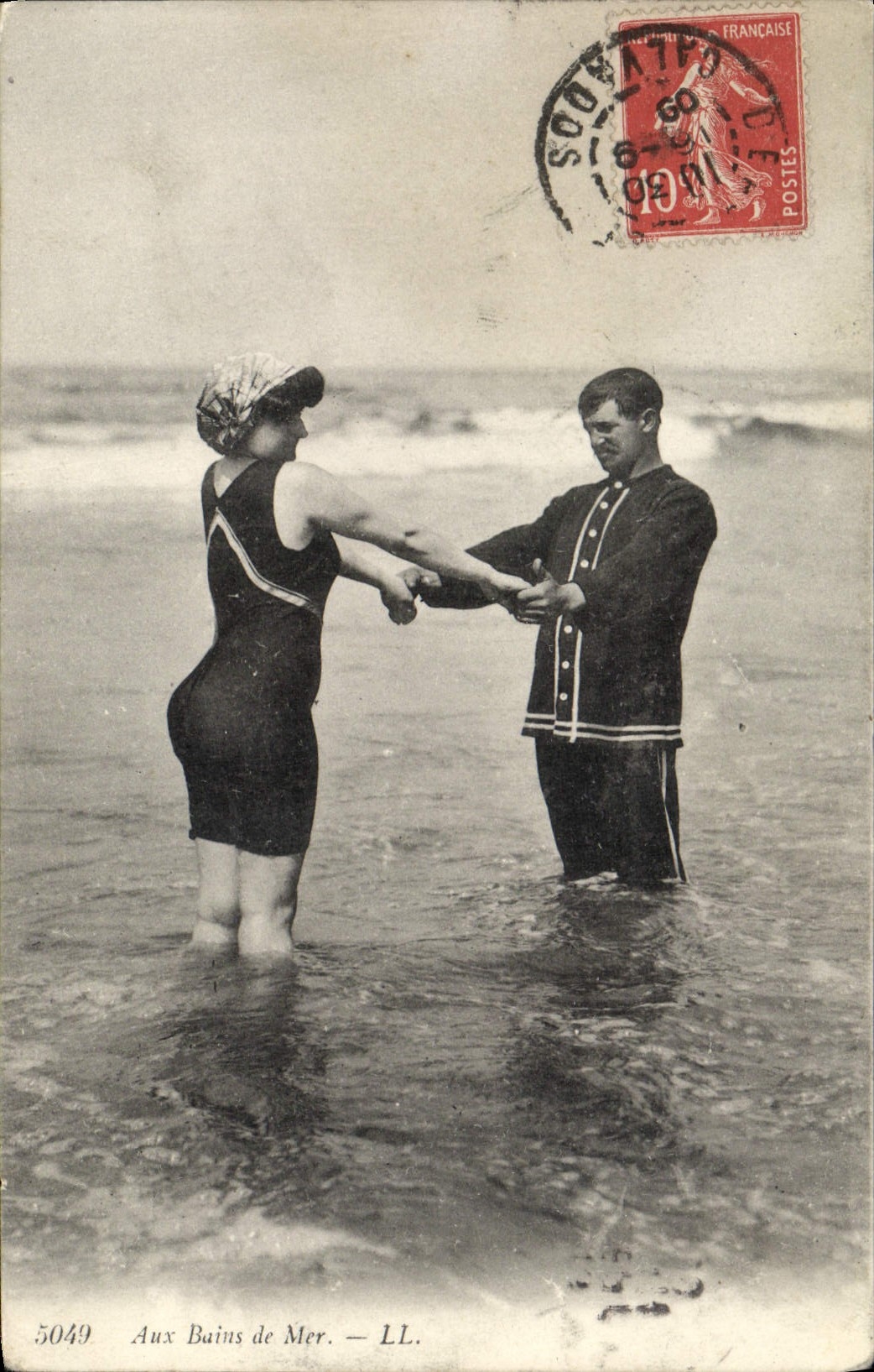 Aux Bains de Mer — LL. — 5049 — éditeur LL.