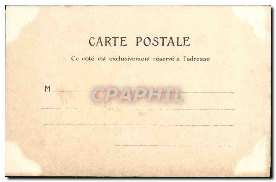 CPA Fantaisie Femme — Rückseite