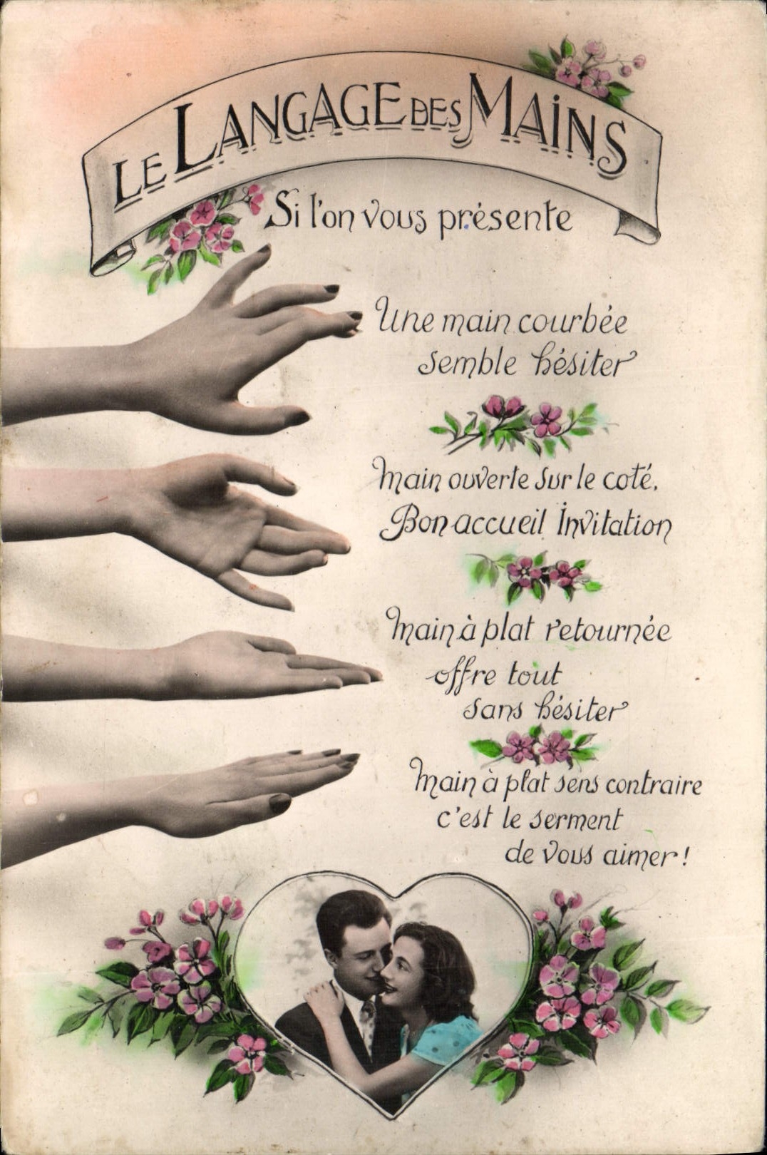 Le Langage des Mains — P. F. PARIS — n° 289